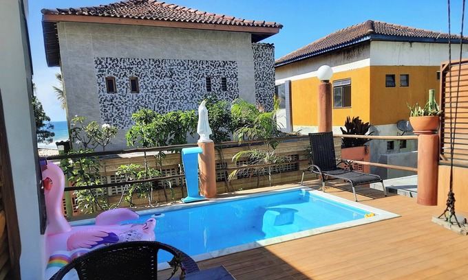 Barra do Jacuipe Chalet De Esquí | Brisa Mar Chalet on the Sand in Barra do Jacuípe with private pool