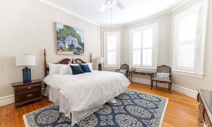 Edenton Cama Y Desayuno | Captain's Quarters Inn Rm. 1
