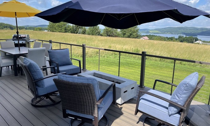 Richfield Springs Casa | Budnick's Lakeview Stunning long distance lake views overlooking Canadarago Lake