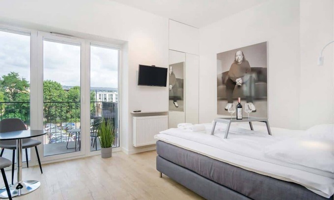 Jezyce Apartamento | Bukowska 21 | Poznań Center Studio | Balcony