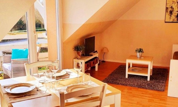 Boulleville Apartamento | Bulle d'évasion Aux portes de Honfleur - Piscine couverte
