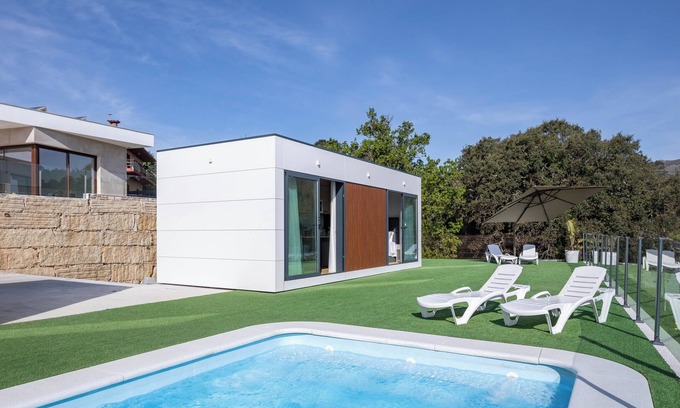 Puebla del Caraminal Apartamento | Bungalow '2 Con Piscina En La Playa' Con Vistas Al Mar, Wi-Fi Y Aire Acondicionado