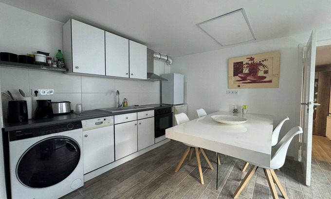 Ratekau Apartamento | Bungalow / Apartment "KüstenNest" 60m² near the Baltic Sea. fully equipped kitchen