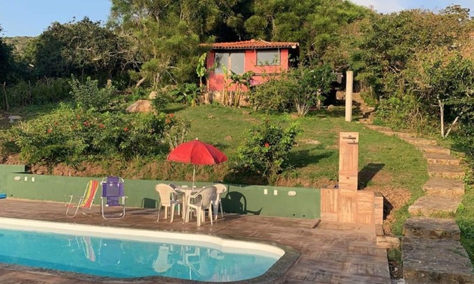 Praia Grande Casa | Bungalow Remolacha Frente al Mar