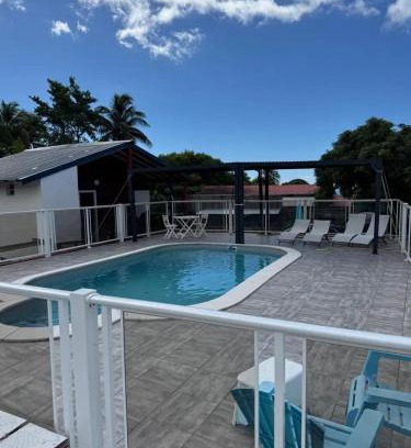 Basse-Terre Casa | Bungalow cosy près de Basse-Terre - 20 m² avec piscine