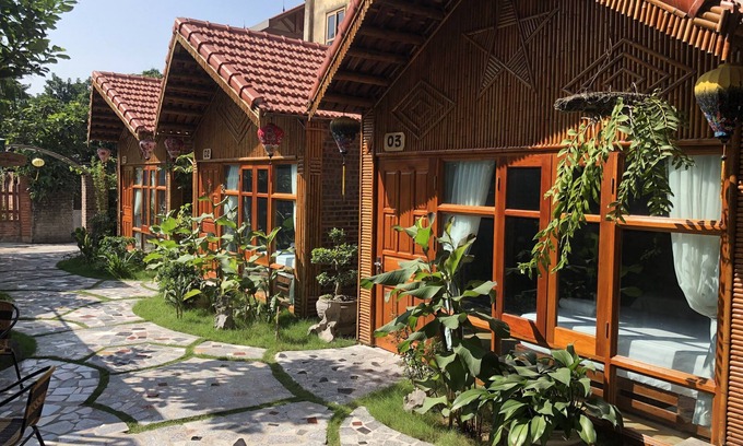Hoa Lu Casa | Bungalow con vista al jardín a 5 minutos de Tam Coc y muchas tiendas, restaurante ...
