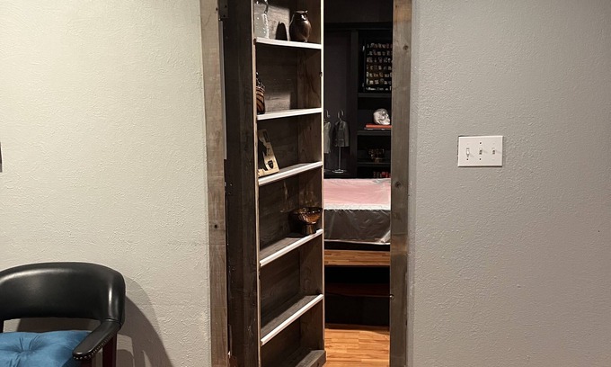 Spokane Casa | Bungalow with hidden room behind bookcase door and no cleaning fees