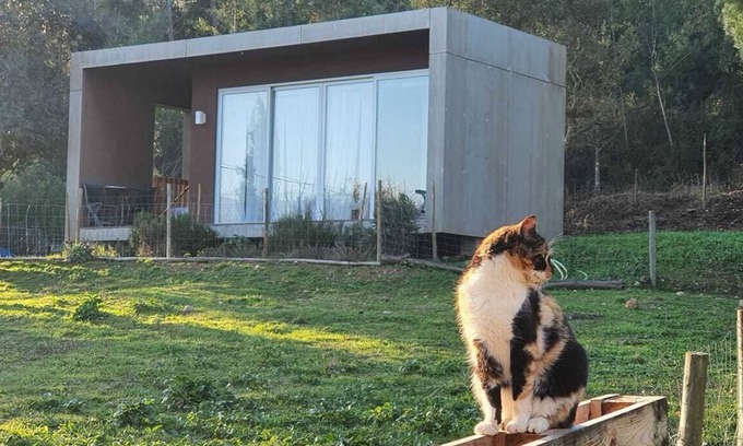 Casal de Ermio Casa | Bungalow acristalado, con vistas a la Sierra, ideal para escaparse romántica