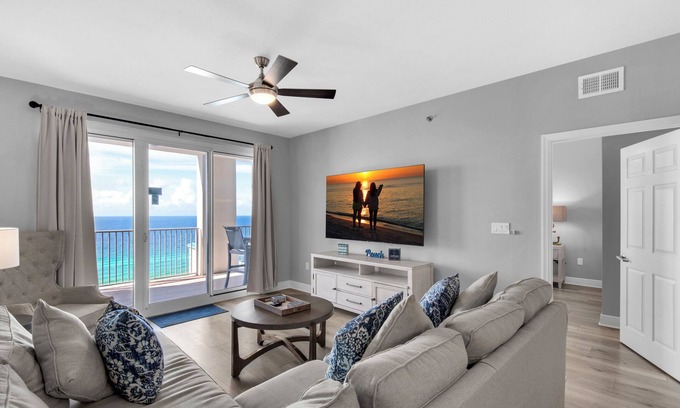 Seaspray Condominio | ⭐By Beach in Seascape-Gulf Views-2 Pools + Kids Fountain-2BR Ariel Dunes I 2002