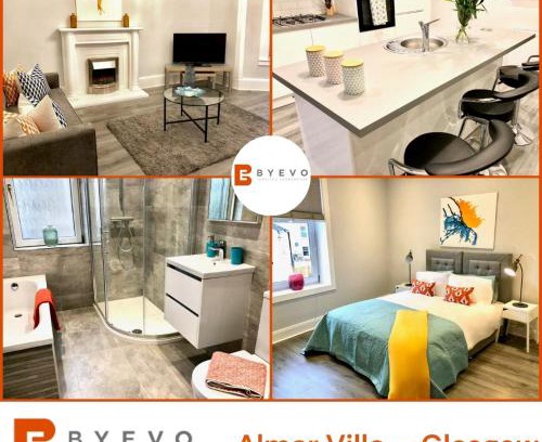Glasgow Casa | ByEvo Almar Villa - Close to City and Airport - Perfect for Contractors or large groups