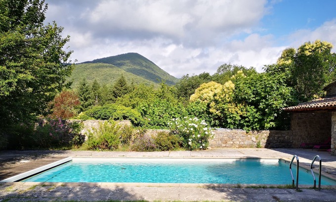 Cros Otro | Cévennes stone house: swimming pool & authenticity