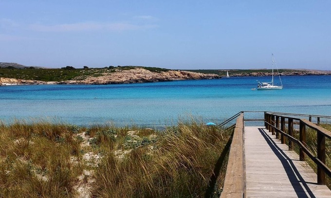 Son Parc Casa | CA MINORICA - Precioso apartamento con piscina compartida y acceso a la playa. Wi-Fi grati