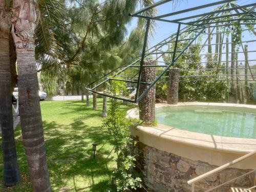 Tequisquiapan Casa | Cabaña Magnolias con albercajacuzzi