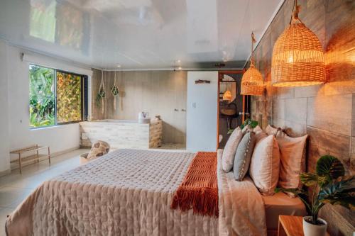 Marinilla Apartamento | Cabañas con jacuzzi y chimenea - Casa Floral, Marinilla
