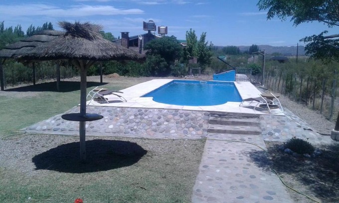 Rama Caída Chalet De Esquí | Cabaña con pileta privada, vista a la montaña