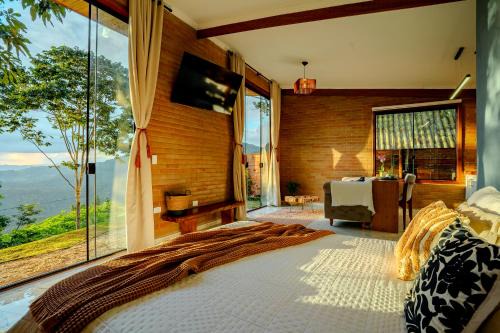 Campos do Jordao Chalet De Esquí | Cabana nas montanhas em Campos do Jordão