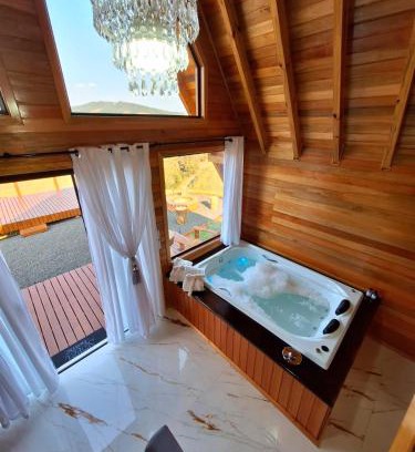 Bom Retiro Chalet De Esquí | Cabanas Céu e Mel - Cabana 01