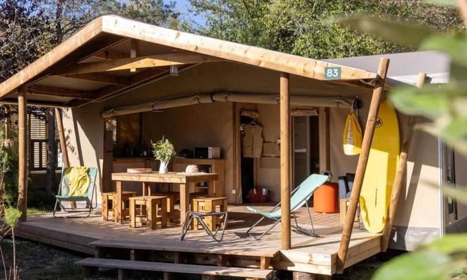 Saint-Jean-de-Monts Cabina | Cabane 4 étoiles - Piscine - cbgcb0a