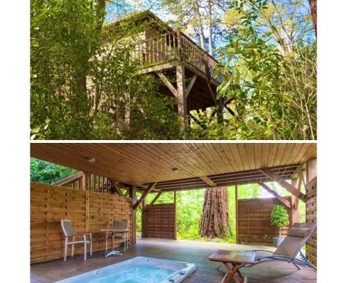 Amboise Chalet De Esquí | Cabane avec Jacuzzi privatif du Manoir du Parc - Adults only