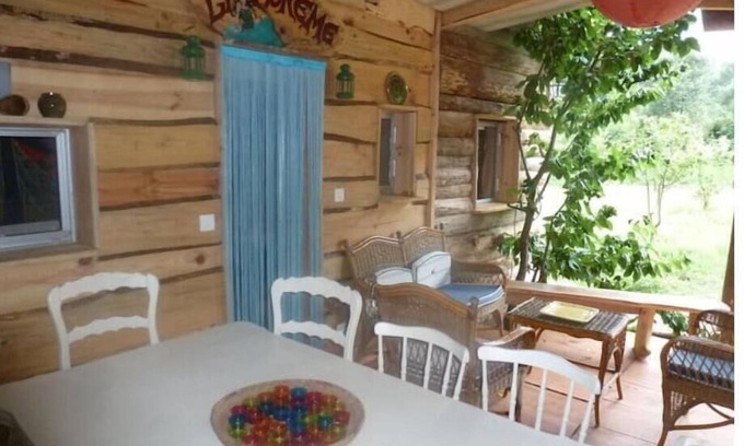 Malbosc Cabina | Cabane Double Mobilhome"la Bohème"