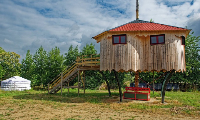 Clohars-Carnoet Cabina | Cabane perchée sud Finistère : flower hut