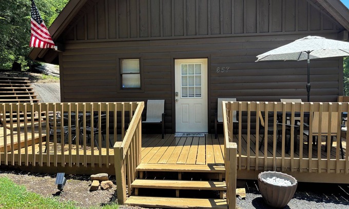 Clear Creek Cabina | {CABIN #1 of 4} "THE PEACEFUL CABIN" PET FRIENDLY!
