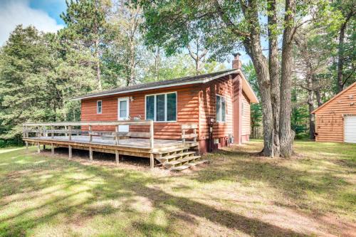 Boulder Junction Casa | Cabin in Boulder Junction with Fire Pit and Deck!