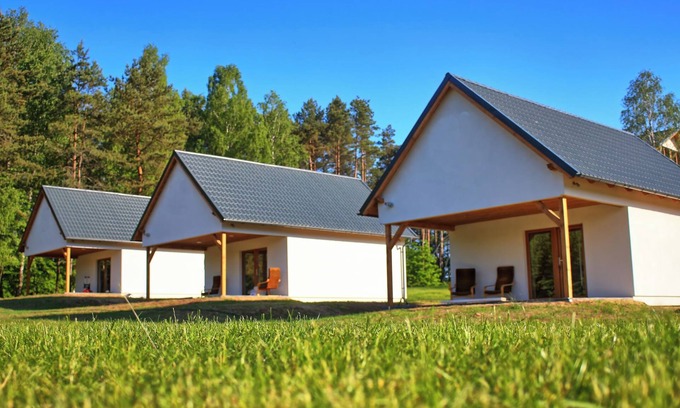 gmina Stezyca Cabina | Cabin inin the center of Kashubia, Stężyca near Gdańsk, Water and Forest