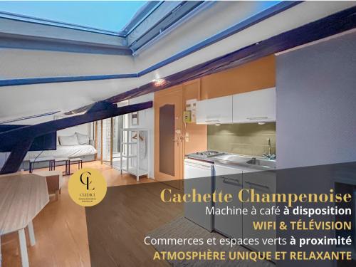 Chalons-en-Champagne Apartamento | Cachette Champenoise - Downtown, Wifi , 2 pers