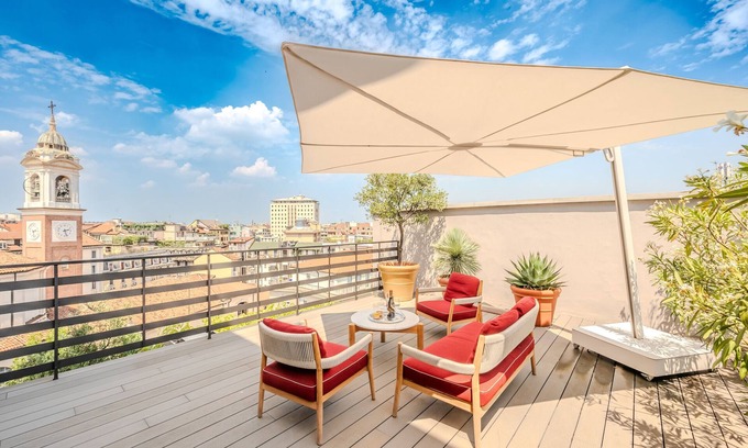 Porta Venezia Apartamento | Cadamosto Art Penthouse with Terrace R&R