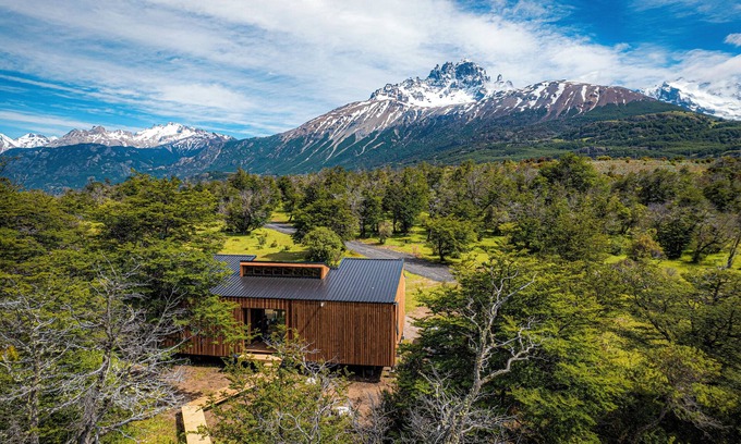Villa Cerro Castillo Cabina | Refugio Calafate en Carretera Austral - Patagonia con Vista a Cerro Castillo