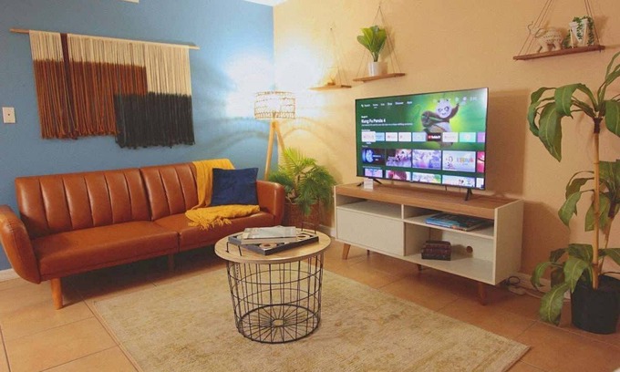 Arlington Park Apartamento | Calm Japandi Retreat with Patio, Near Downtown
