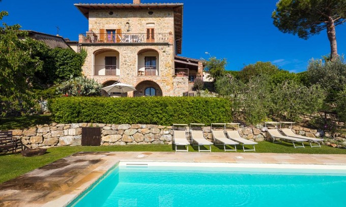 Castel San Gimignano Casa | Camera La Loggia