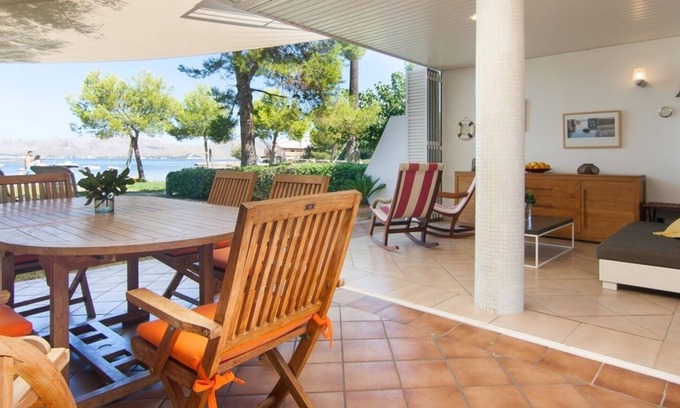 es Bacares Villa | Camp De Mar - Precioso chalet con jardín delante del mar en Es Barcarès