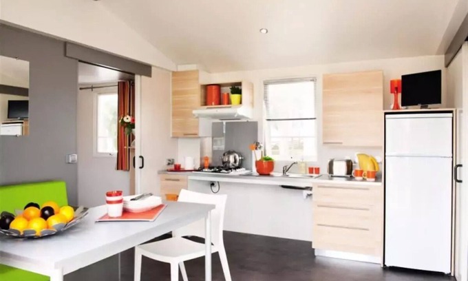 Saint Nazaire sur Charente Casa | Camping L'Abri-coastal *** - Mobil home Life PMR 3 habitaciones 4/5 personas