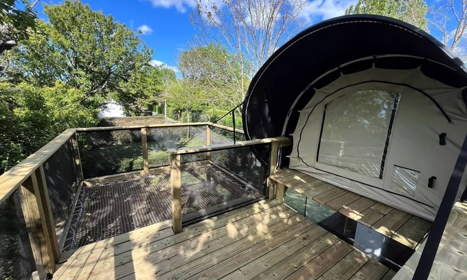 Saint Nazaire sur Charente Alquiler De RV | Camping Flower L'Abri-côtier * - NEW /D'Tente DKbane 12m² UNUSUAL - 1 bedroom + terrace (without sanitary facilities) 2 people