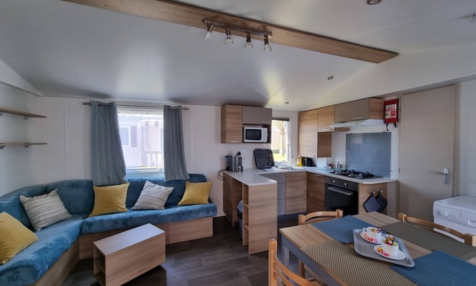 Coulanges Casa | Camping 4* 3 CH 2 SDB- Washing machine- Dishwasher Large terrace