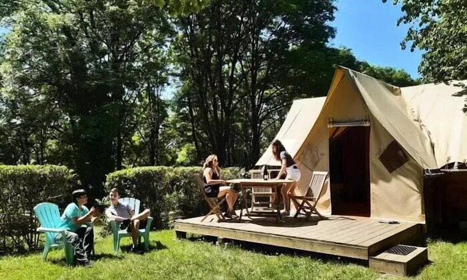 Navarrenx Casa | Camping Beau Rivage *** - Lodge 26m2 - 4 people