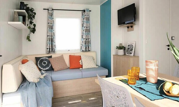 Port-Manech Casa | Camping Côté Ô Port Manec'h**** - Mobil Home Confort 4 rooms 6 people