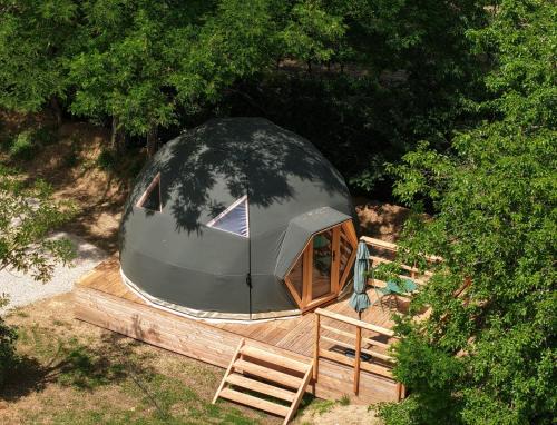 Lanas Otro | Camping de l'arche Dôme géodésique