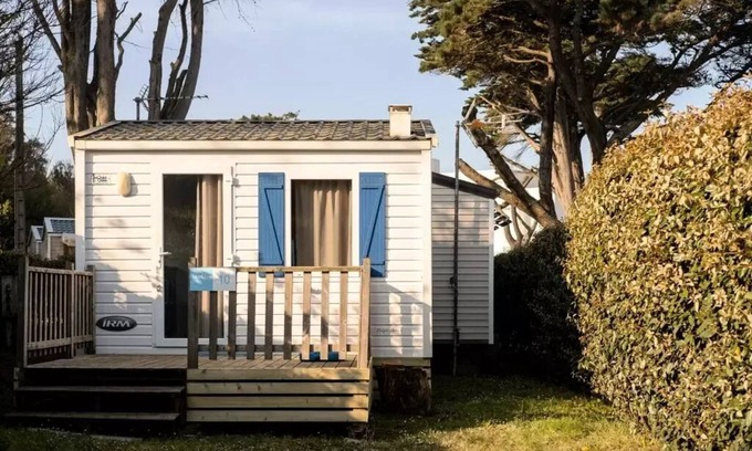 Saint-Michel-Chef-Chef Casa | Camping du Bord de Mer *** - Eco mobile home 1 bedroom + terrace - economical 2 people