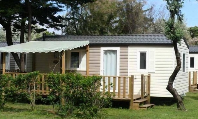 Lamonzie-Montastruc Casa | Camping l'Escapade **** - Casa móvil 3 piezas 4/6 personas