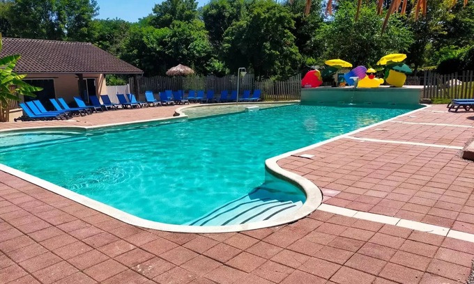 Carennac Casa | Camping l'Eau Vive **** - cabaña de la familia 4 Habitaciones 6 Personas