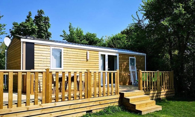 Chaille-les-Marais Casa | Camping l'Ile Cariot *** - Casa móvil PRM de 3 habitaciones para 6 personas