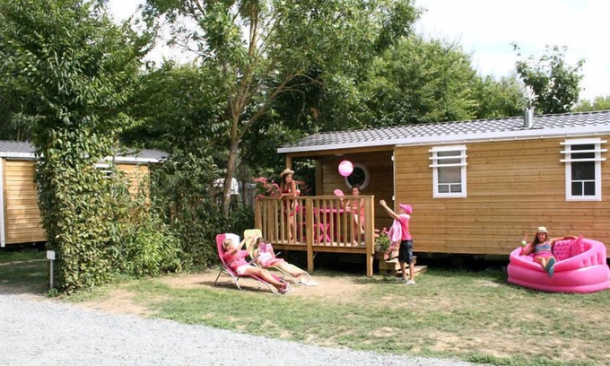 Chaille-les-Marais Casa | Camping l'Ile Cariot *** - Casa móvil 4 piezas 6 personas