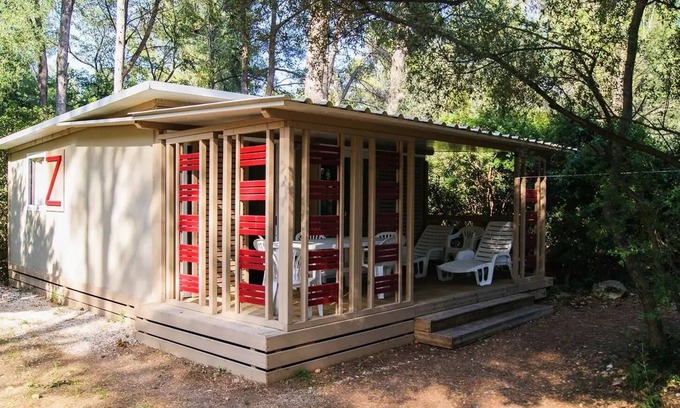 Carqueiranne Chalet De Esquí | Camping Le Beau Vézé **** - VEGA Chalet 3 piezas 5/7 personas
