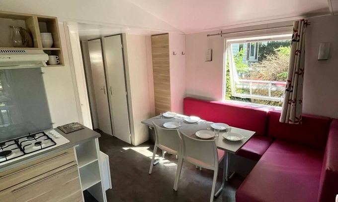 Ornans Casa | Camping Le Chanet *** - Casa móvil Vauban 4 habitaciones 6 personas