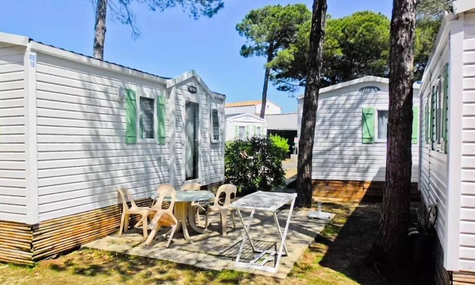 Le Bois-Plage-en-Re Casa | Camping LES VARENNES **** - Mobil-home PLUS 2 chambres 4 personnes