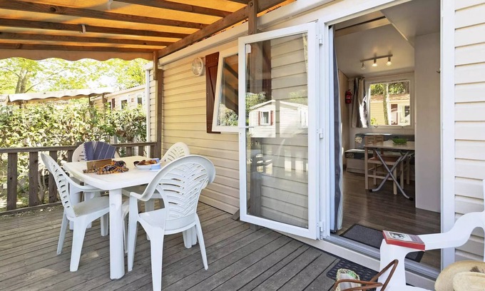Ghisonaccia Casa | Camping Marina d'Erba Rossa **** - Classic 3-room mobile home for 4 people