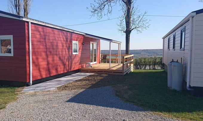 Remersdaal Chalet De Esquí | Camping Natuurlijk Limburg - chalet 6p